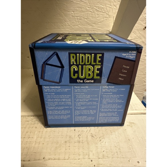 Riddle Cube ~ Educational Insights ~ 8+- Mind Bending Game New - Picture 2 of 7
